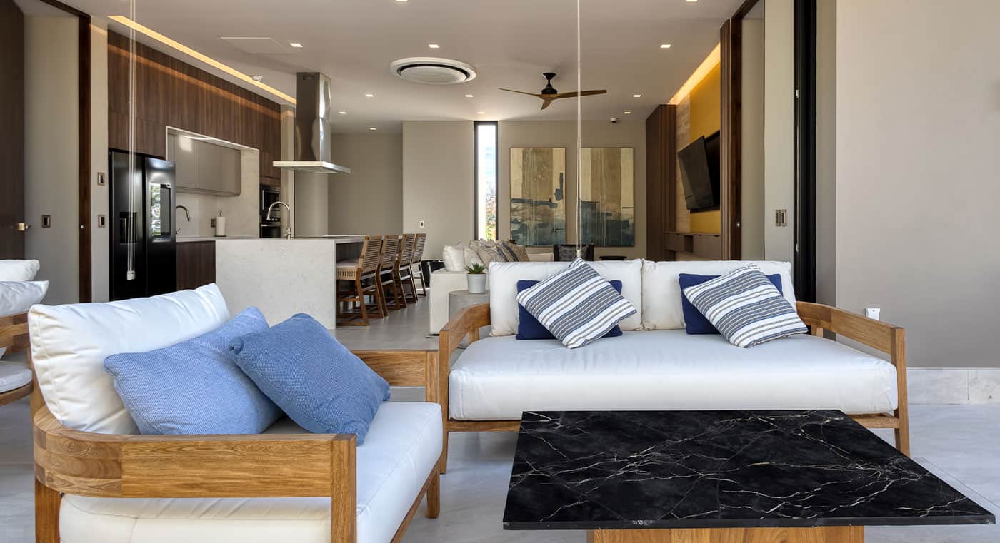 Wen Living Kitchen & Living Room Area